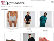 Tablet Screenshot of mamasoozematernity.com